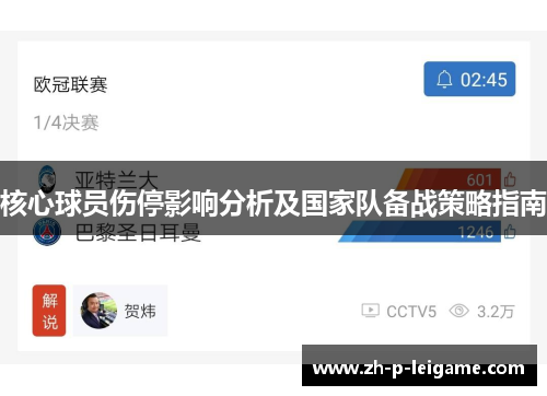 核心球员伤停影响分析及国家队备战策略指南